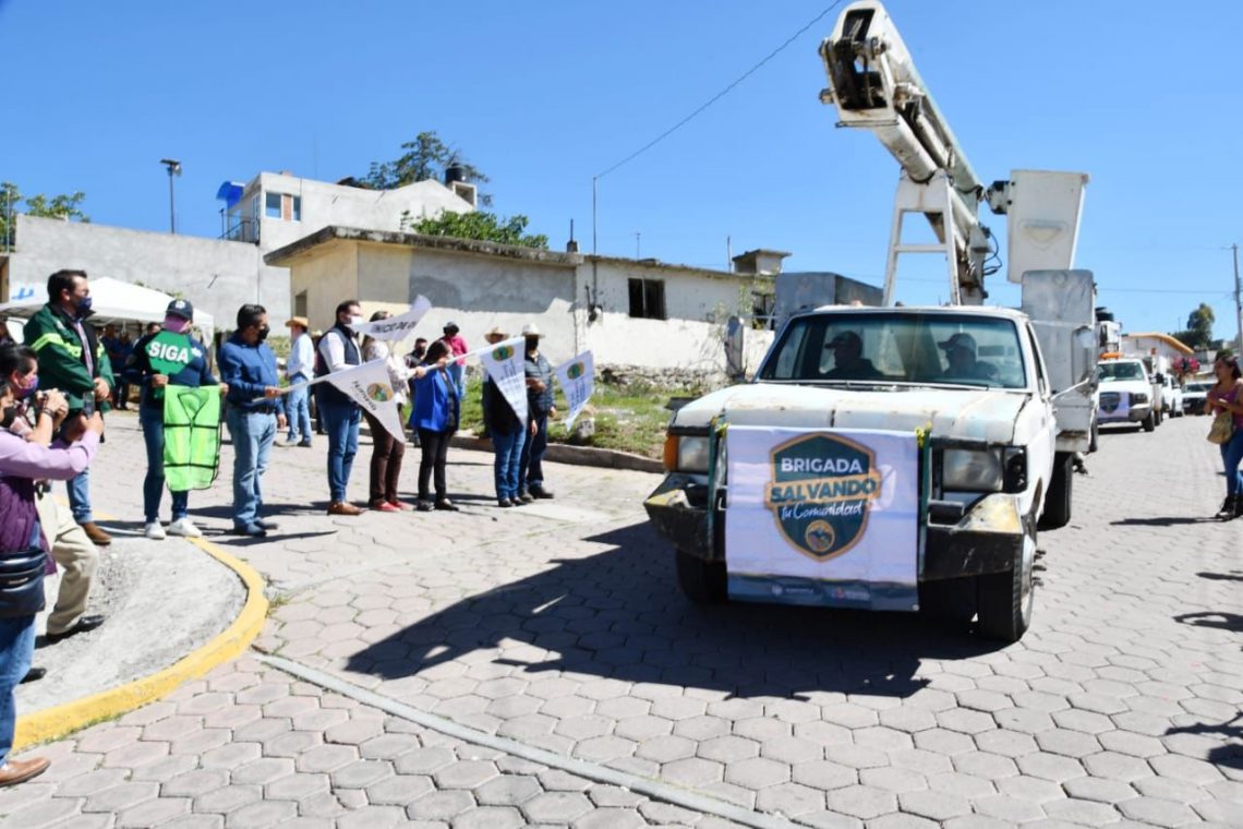 Inician los trabajos de la Brigada “Salvado tu Comunidad” en la Colonia Francisco Villa Tecoac