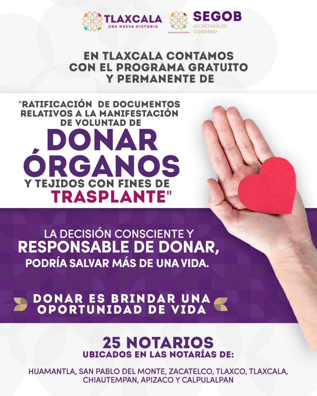La mandataria Lorena Cuéllar Cisneros ha expresado que los casos de insuficiencia renal se deben atender a través de los trasplantes