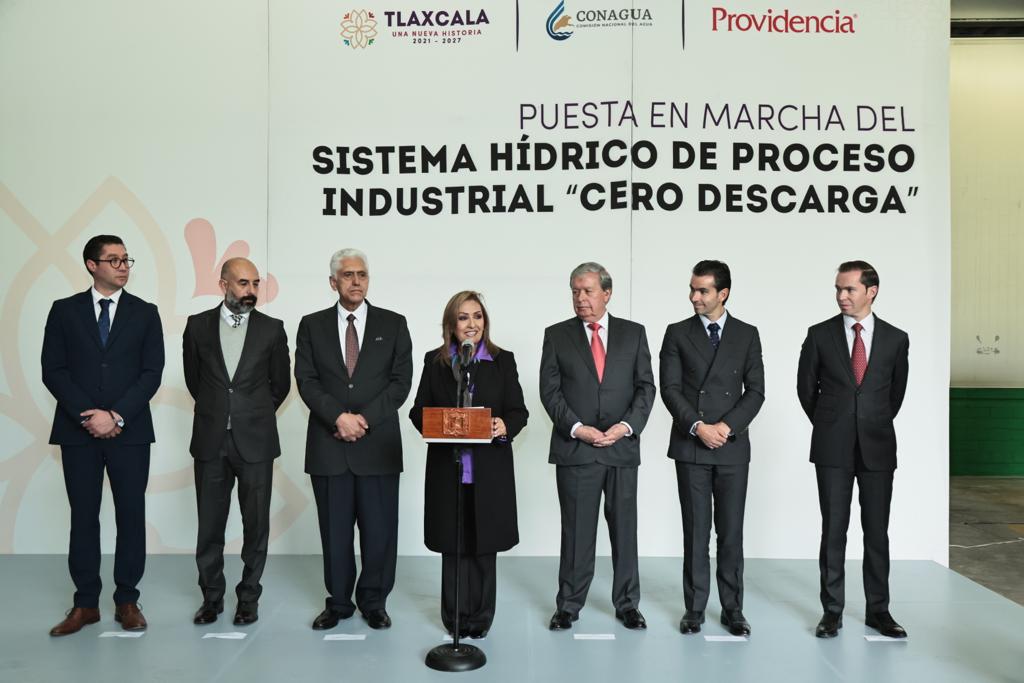 Pone en marcha gobernadora Lorena Cuéllar sistema hídrico de proceso industrial “Cero Descarga” del grupo providencia