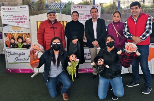 Participa TET en activismo para erradicar la violencia contra las mujeres